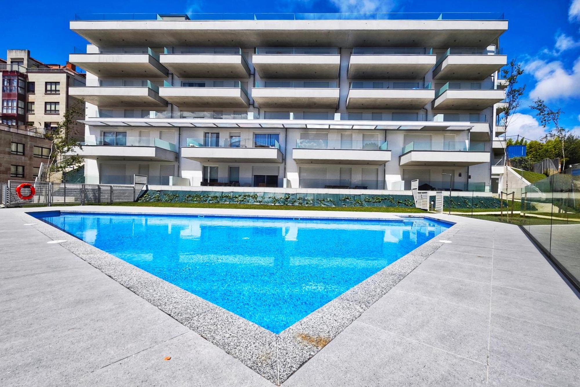 Desconectaengalicia Apartamento Zoo Con Piscina Y Vistas Al Mar A 150 Metros De Silgar サンシェンショ エクステリア 写真